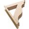 Ekena Millwork 8-in W x 36-in D x 44-in H Funston Trad Rough Cedar Woodgrain TimberThane Outlooker, Primed Tan OUTUR080X36X44FST04RCPR - alternate 6